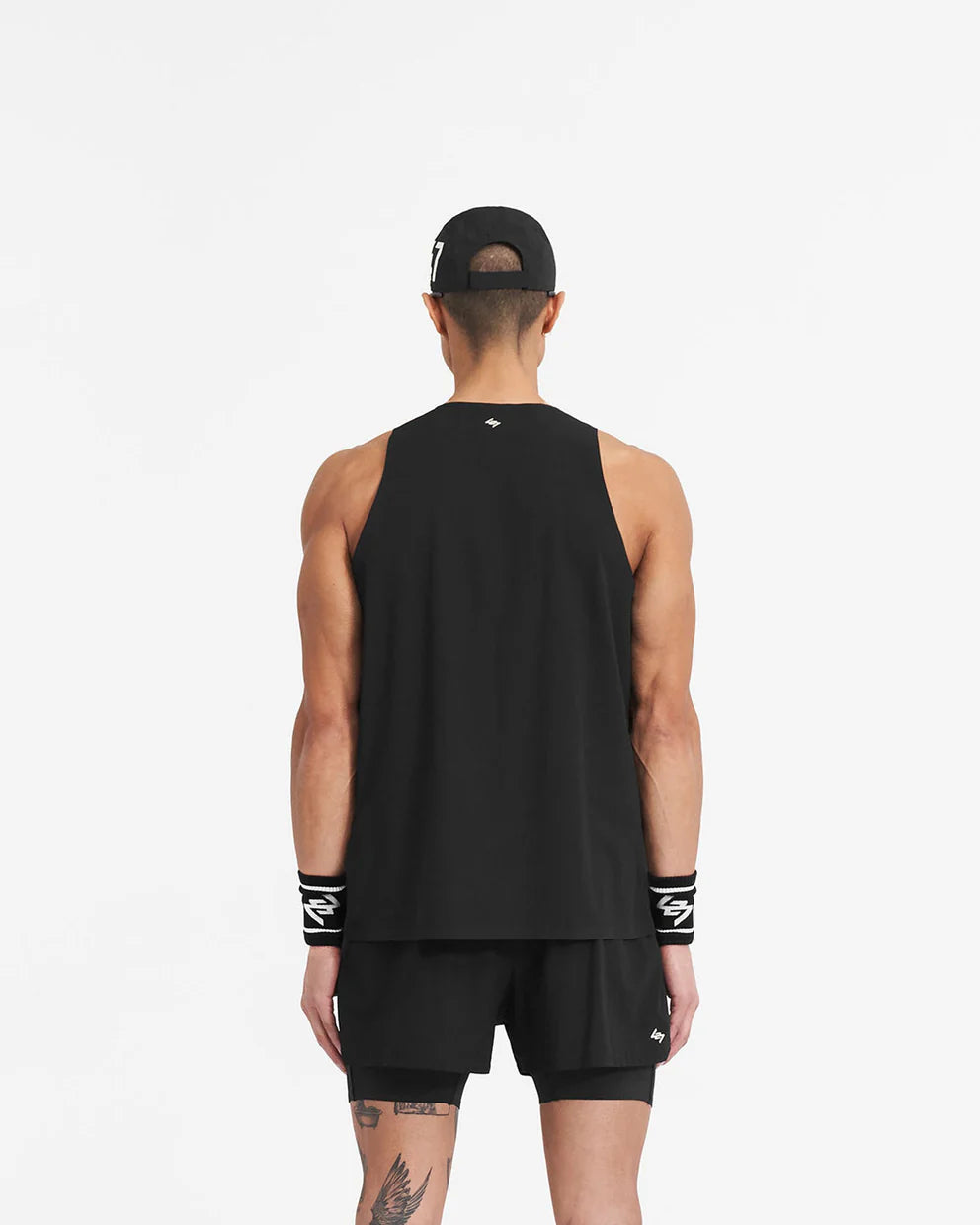 Represent 247 Singlet Tank - Black