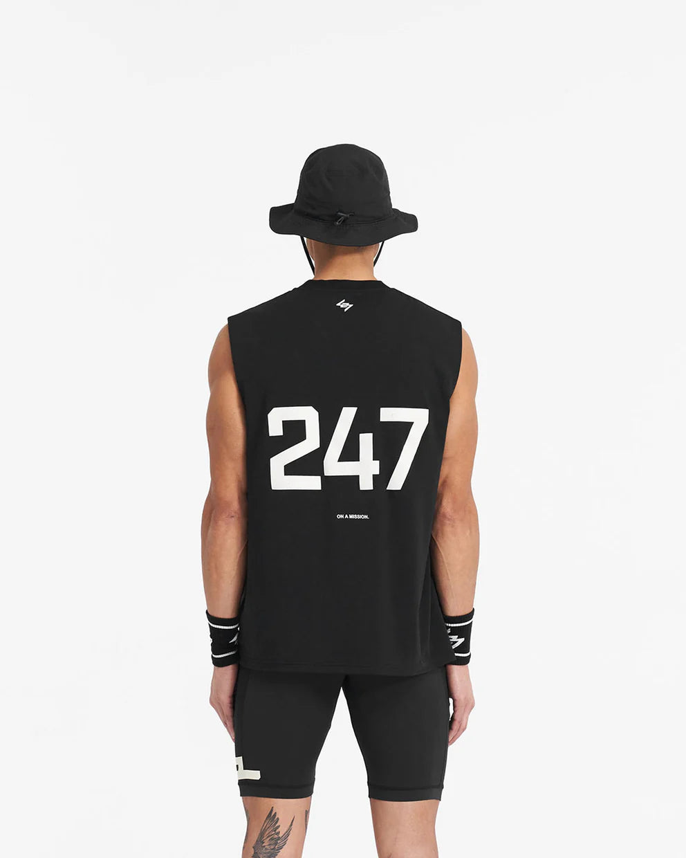 Represent 247 Oversized Tank - Black