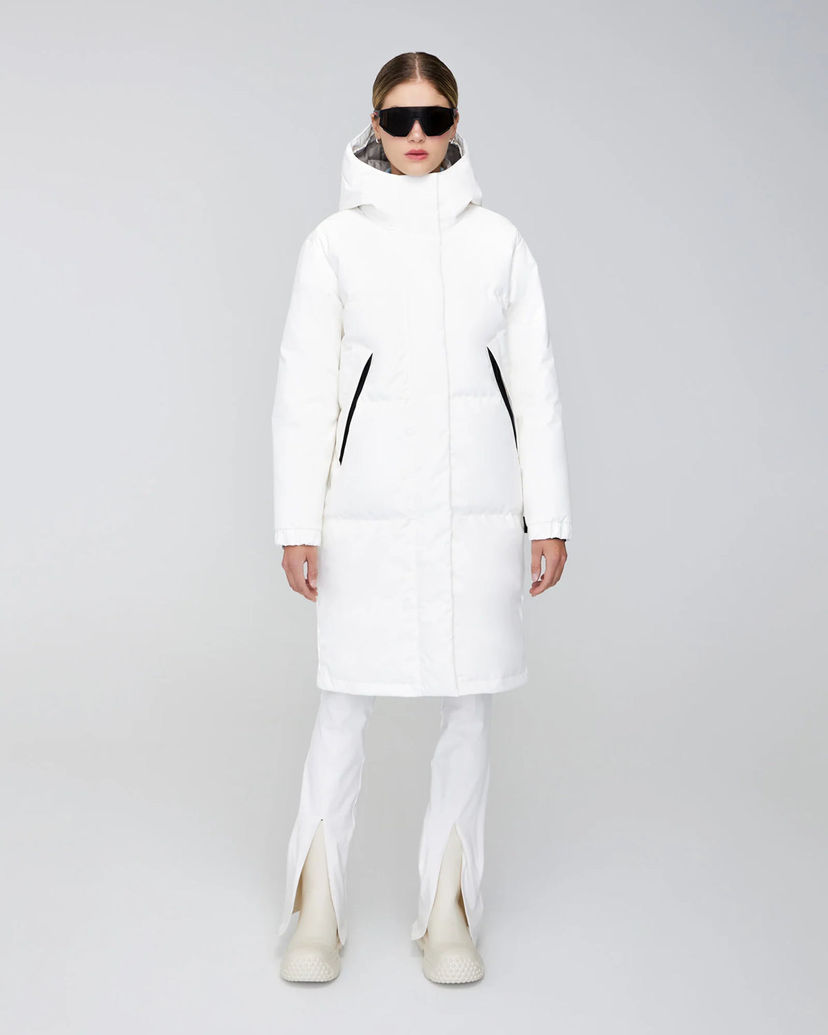 Quartz Co. Womens Down *Parka Ines - Ivory