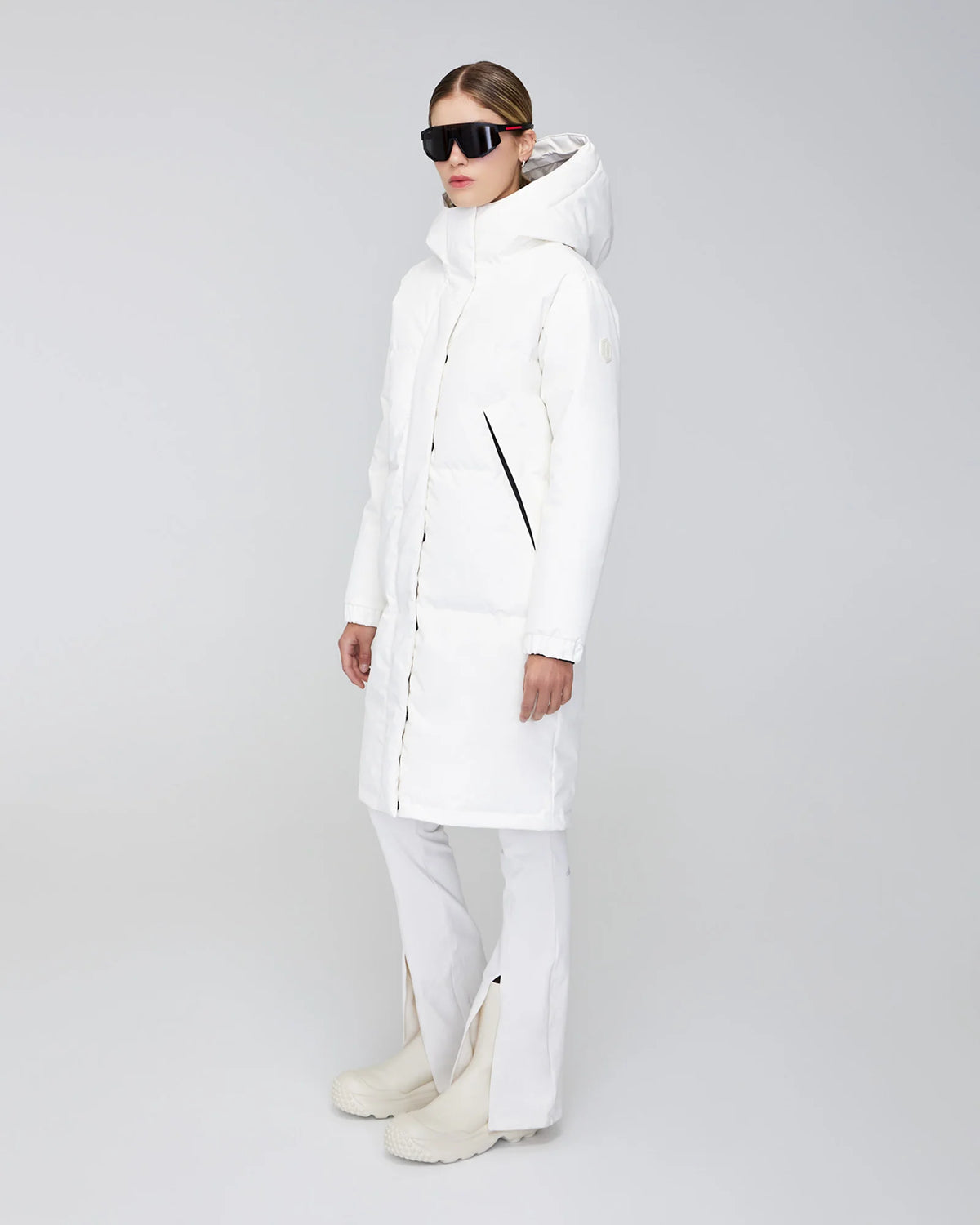 Quartz Co. Womens Down *Parka Ines - Ivory