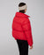 Quartz Co. Womens Down Bomber Gisele Short - Red