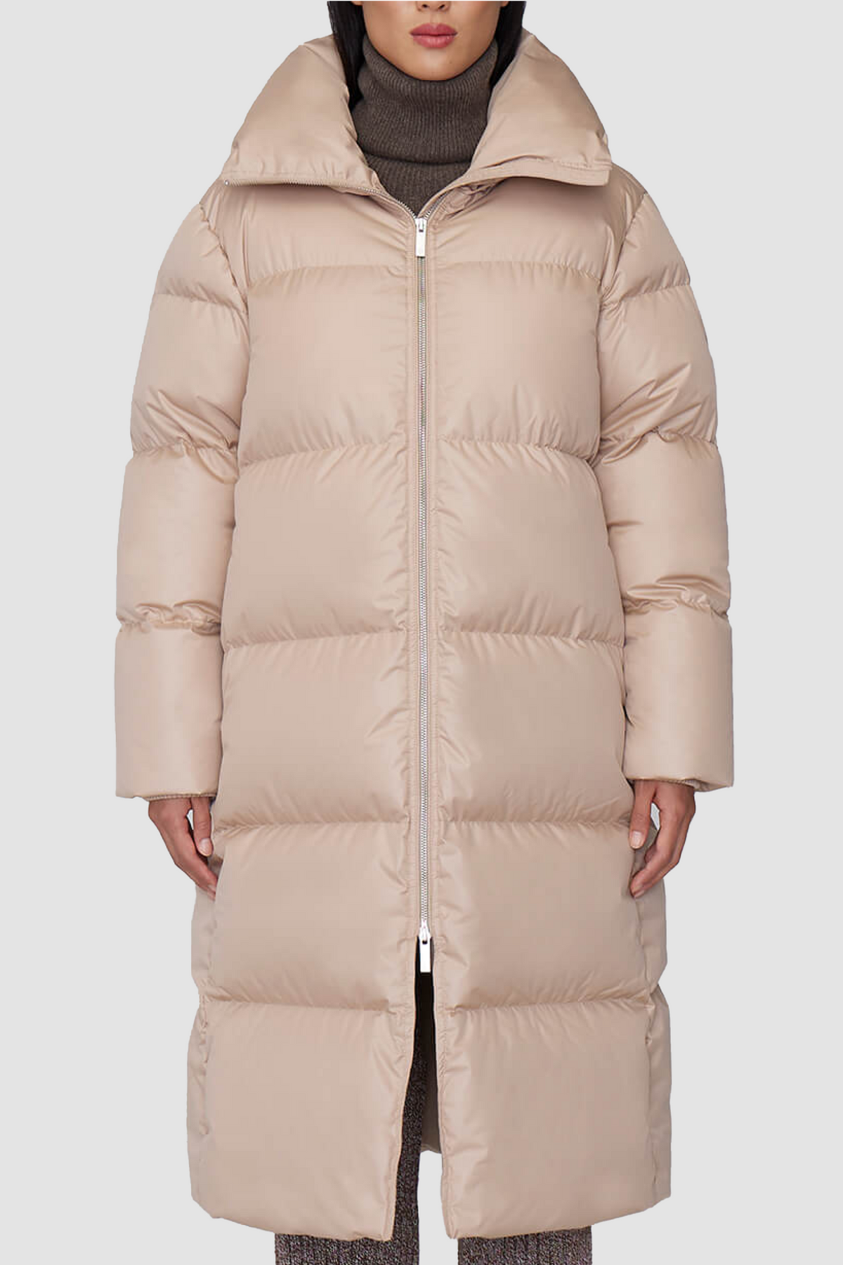 Quartz Co. Womens Down *Parka Gisele Long - Beige