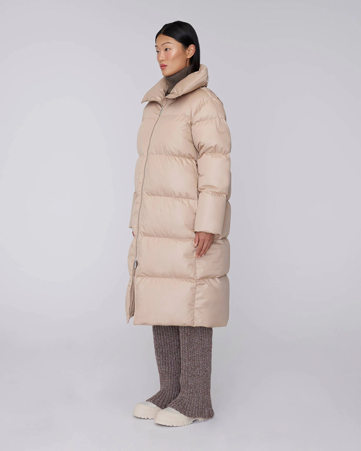 Quartz Co. Womens Down *Parka Gisele Long - Beige