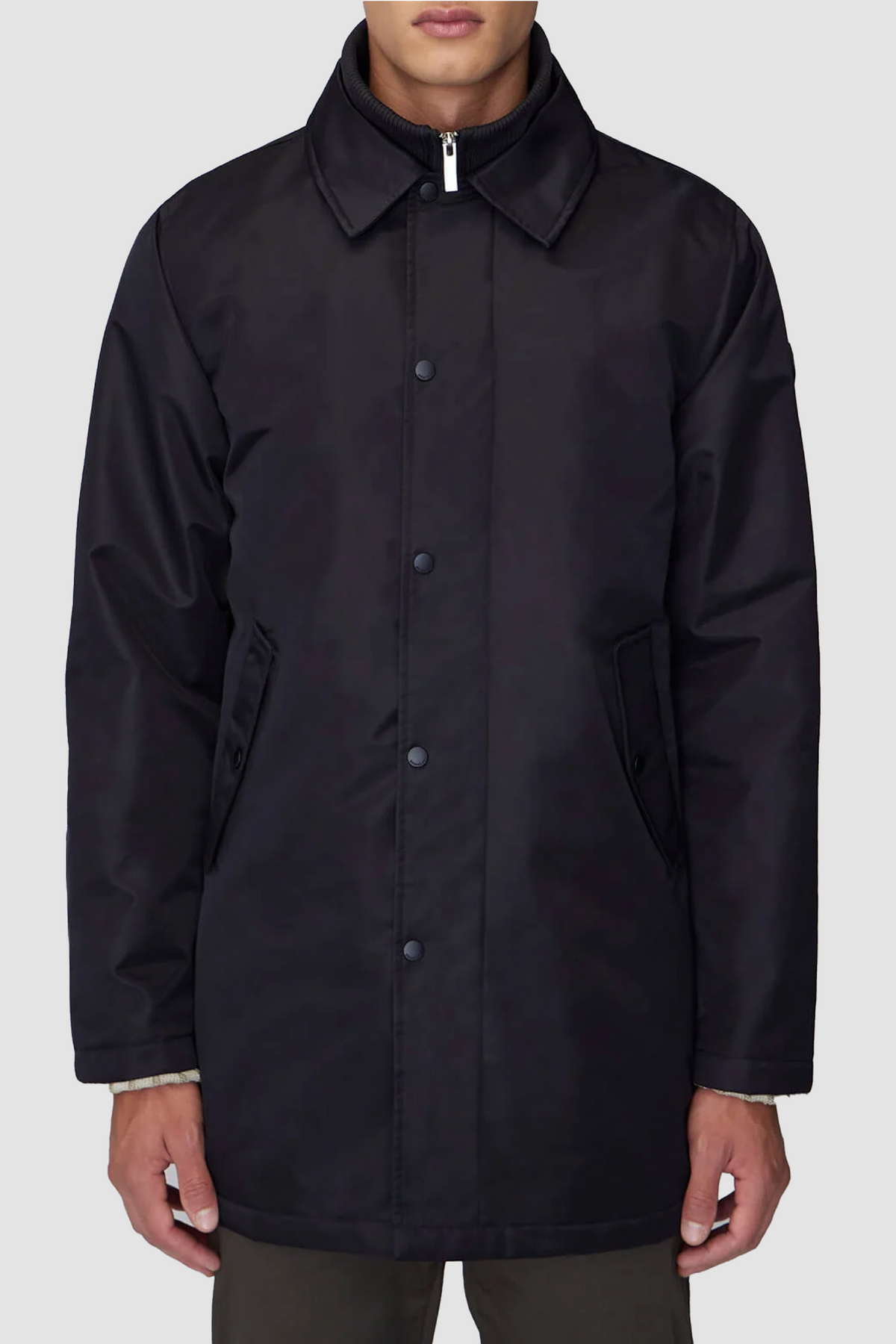 Quartz Co. Mens Wind Jacket Christopher - Black