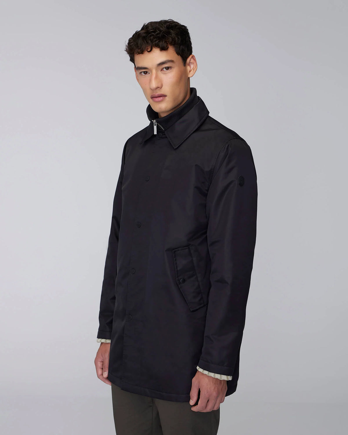 Quartz Co. Mens Wind Jacket Christopher - Black