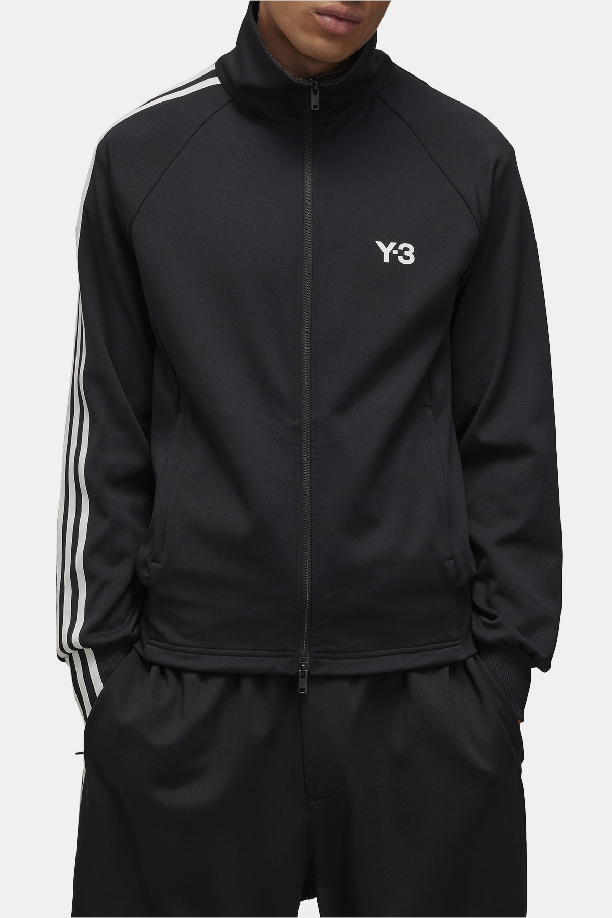 Y-3 3-Stripes Track Top - Black