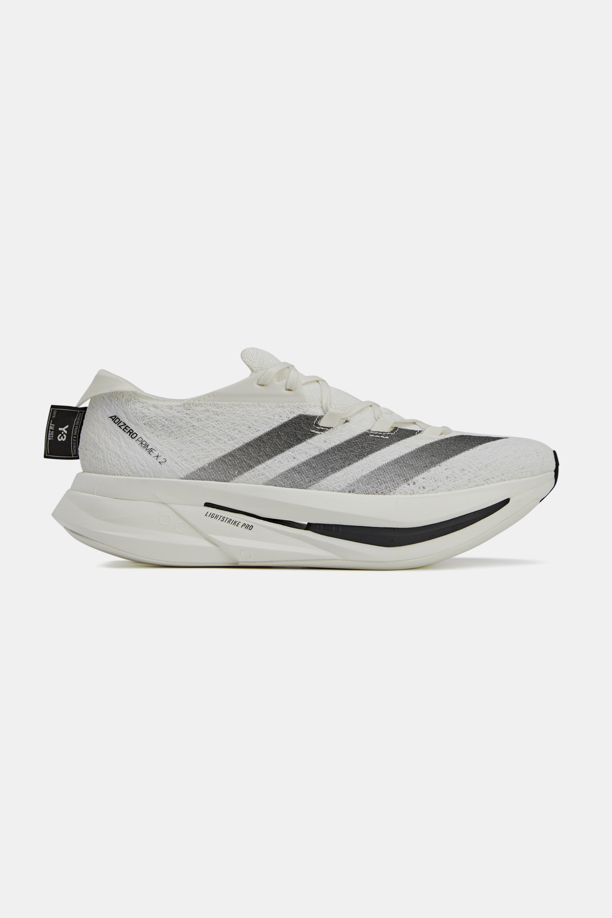 Y-3 Prime X2 Strung Sneakers - Off White / Core Black / Off White