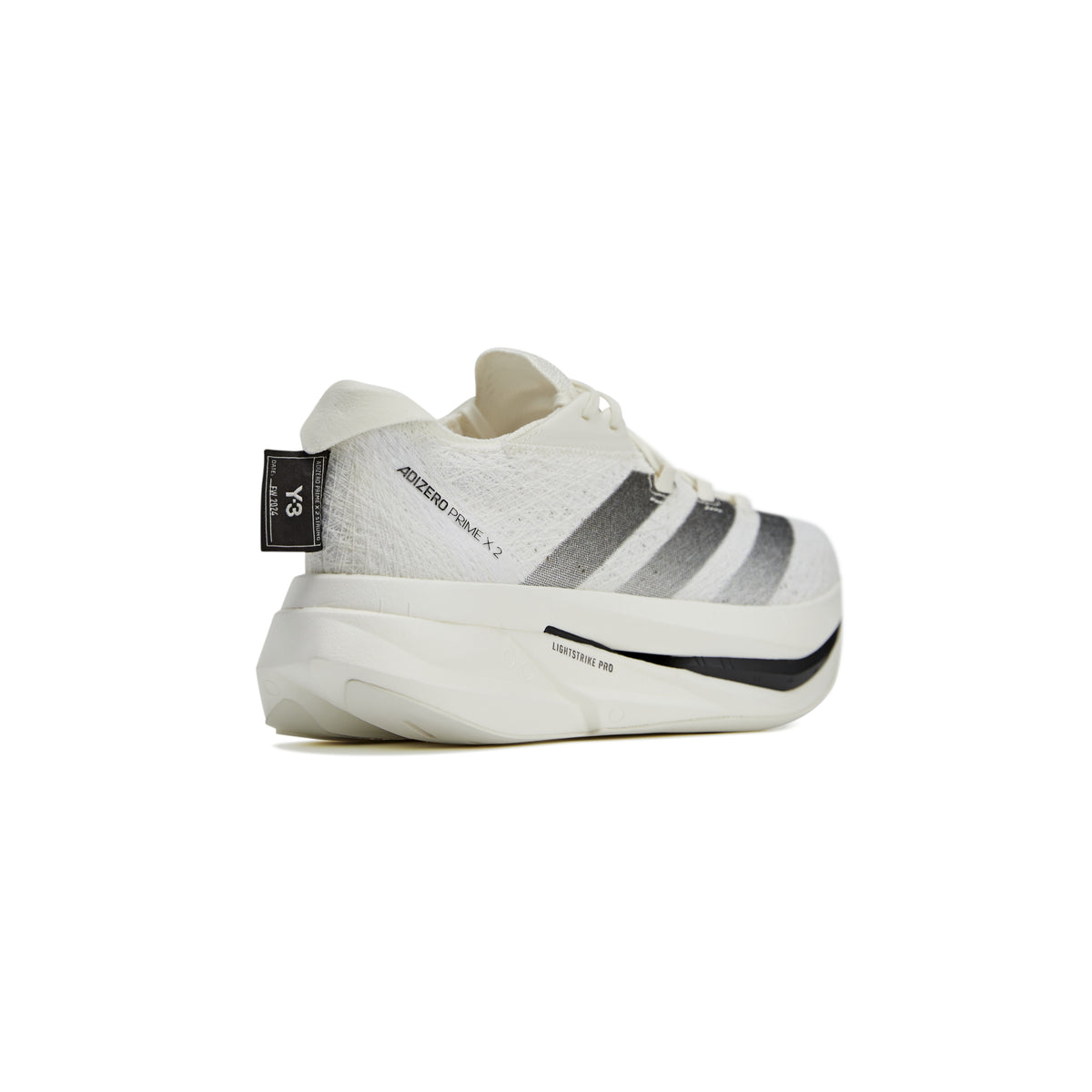 Y-3 Prime X2 Strung Sneakers - Off White / Core Black / Off White