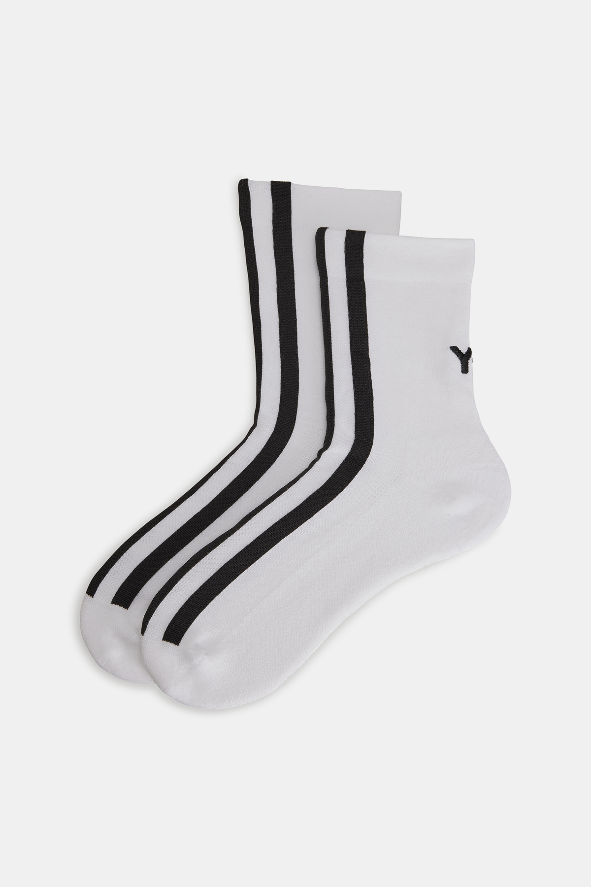 Y-3 Stripes Socks - White
