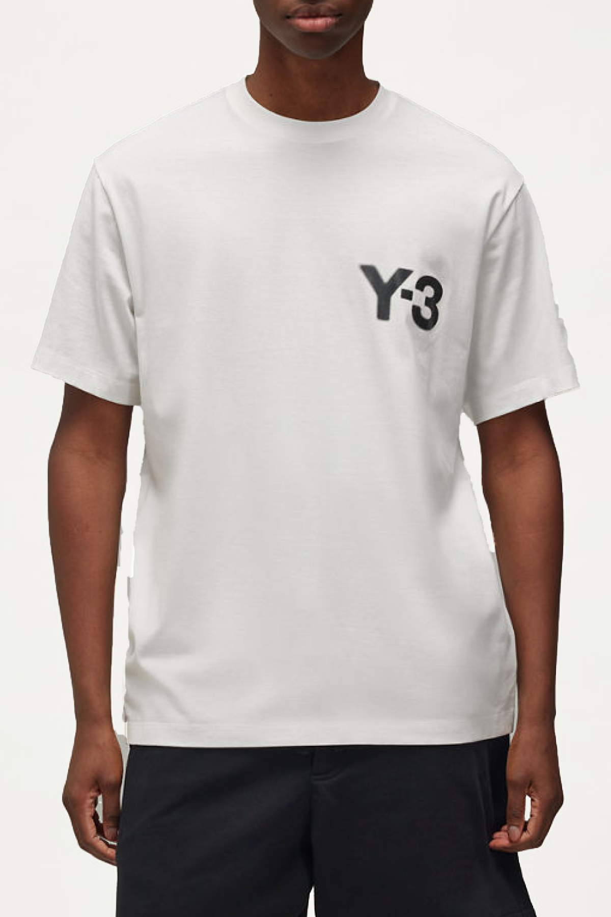 Y-3 Logo S/S Tee - White