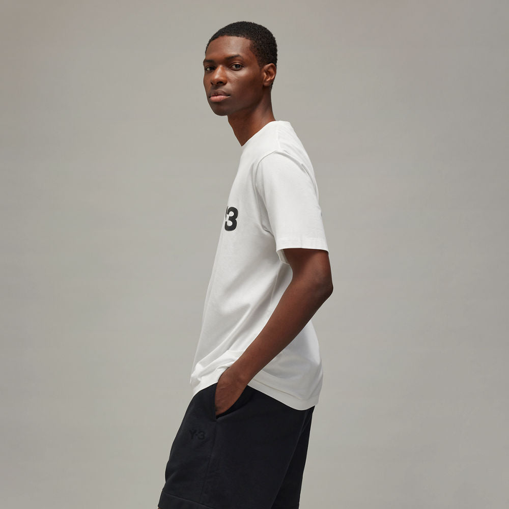 Y-3 Logo S/S Tee - White