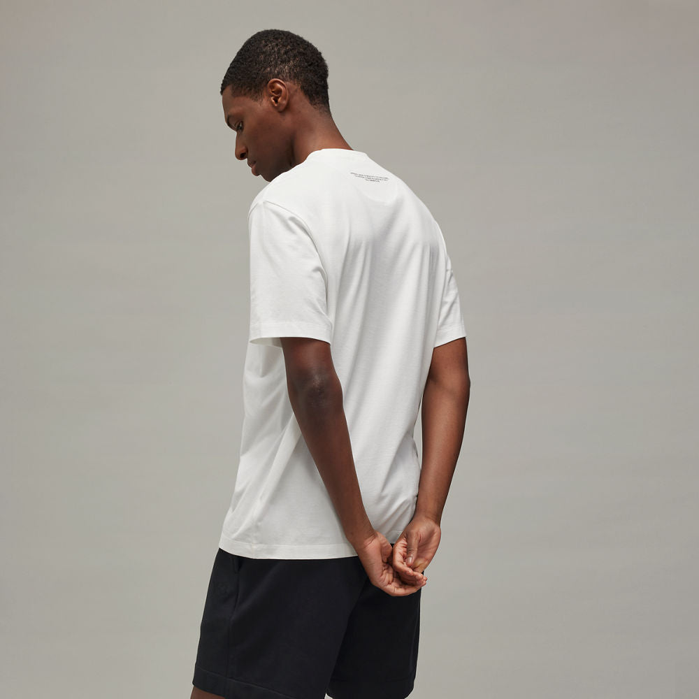 Y-3 Logo S/S Tee - White