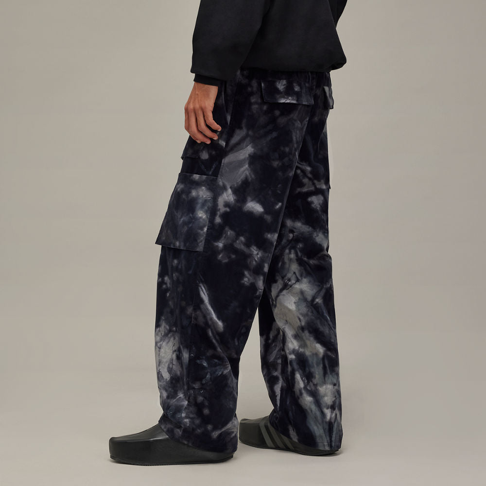 Y-3 Allover Print Nylon Pants - Black