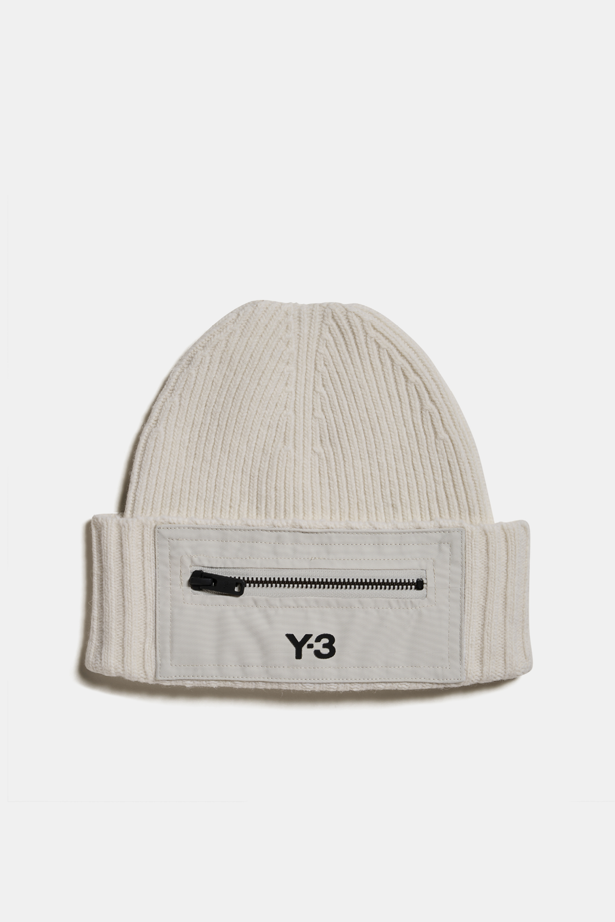 Y-3 Patch Beanie - Talc