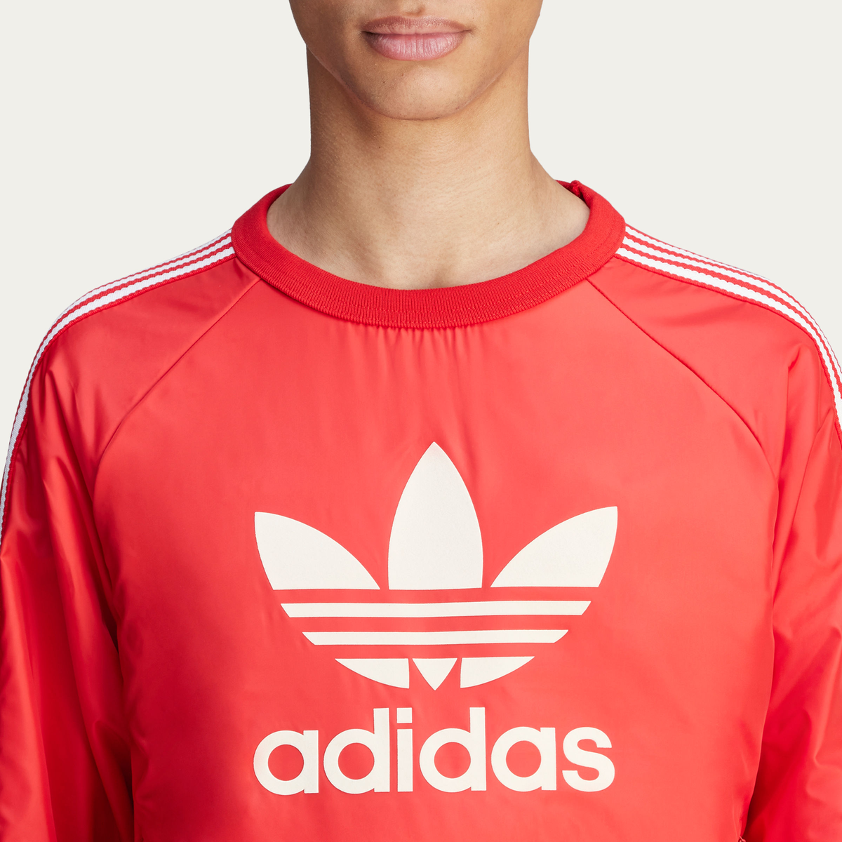 adidas x Wales Bonner Nylon Crew Jersey Better Scarlet Due West