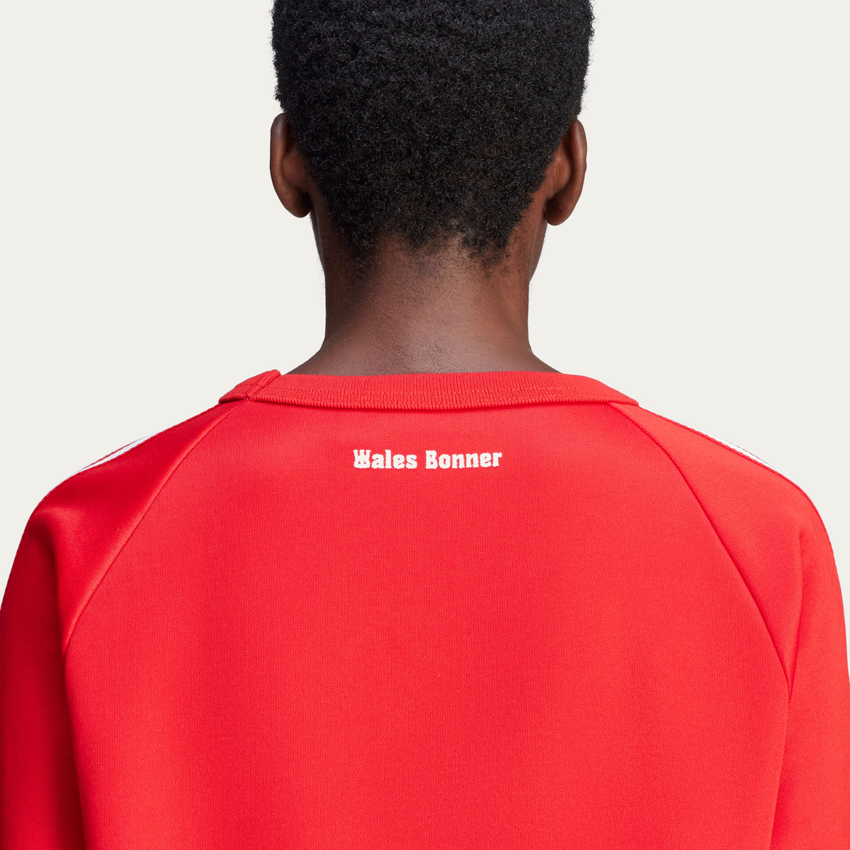 adidas x Wales Bonner Nylon Crew Jersey - Better Scarlet