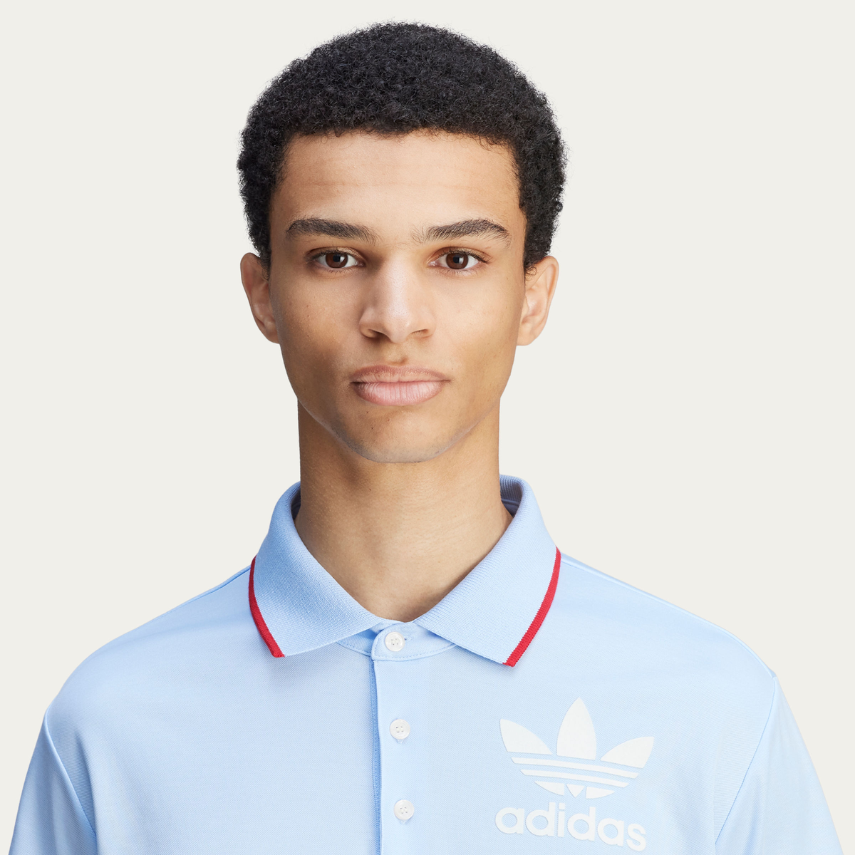 adidas x Wales Bonner Short Sleeve Polo Shirt - Glow Blue