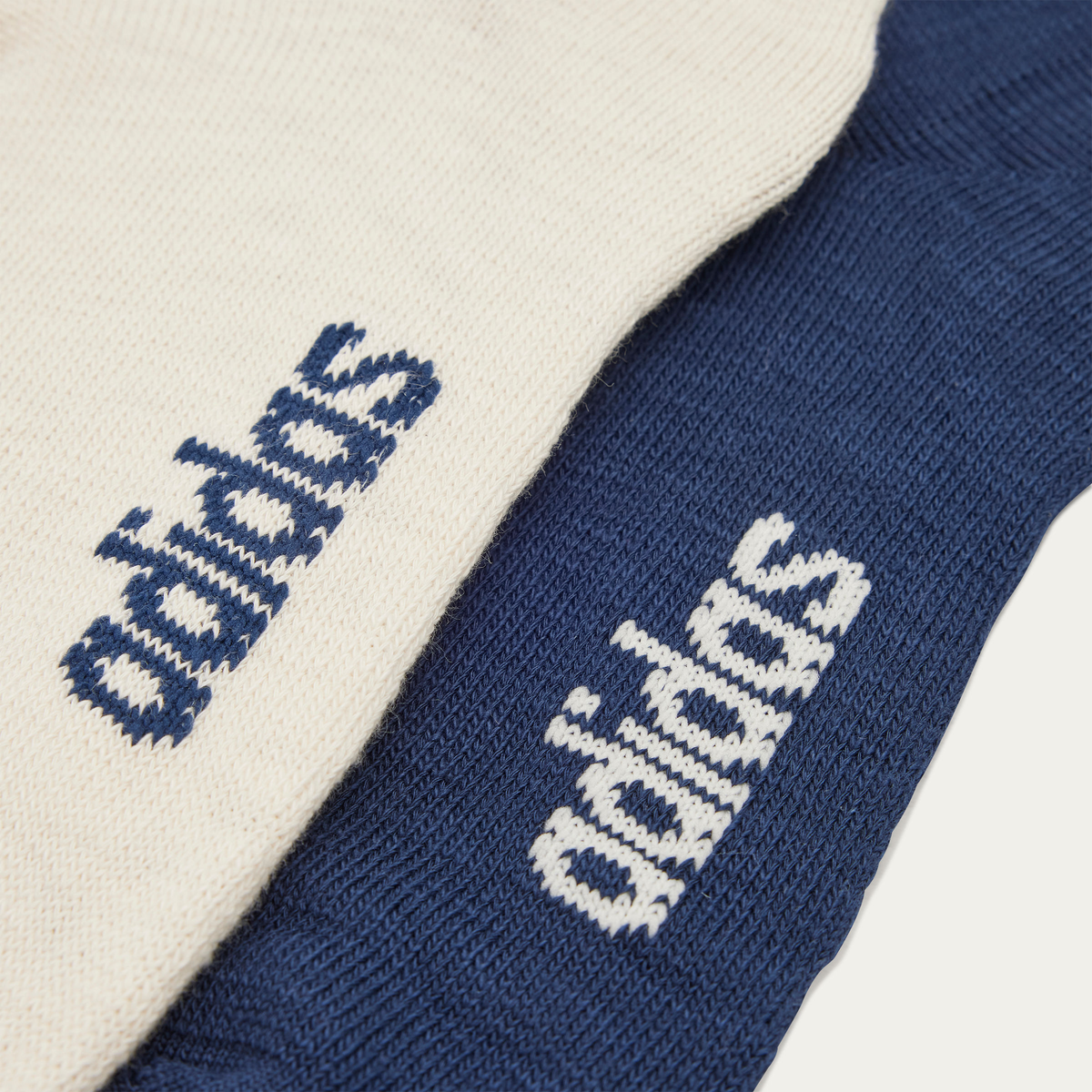 adidas x Wales Bonner 3-Stripes Socks - Wonder White / Collegiate Navy