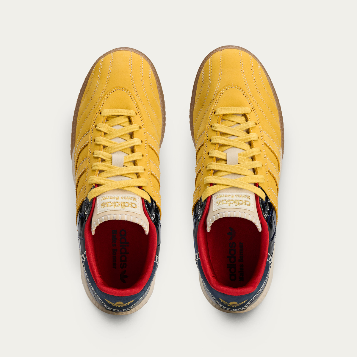 adidas x Wales Bonner Millennium Samba Sneakers - St Fade Gold / St Fade Gold / Collegiate Navy