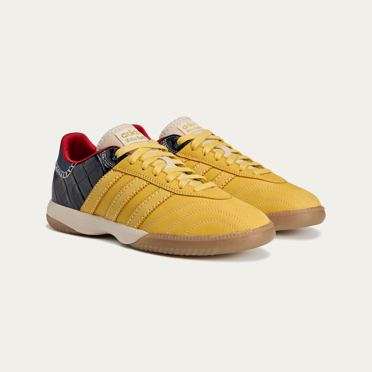 adidas x Wales Bonner Millennium Samba Sneakers - St Fade Gold / St Fade Gold / Collegiate Navy