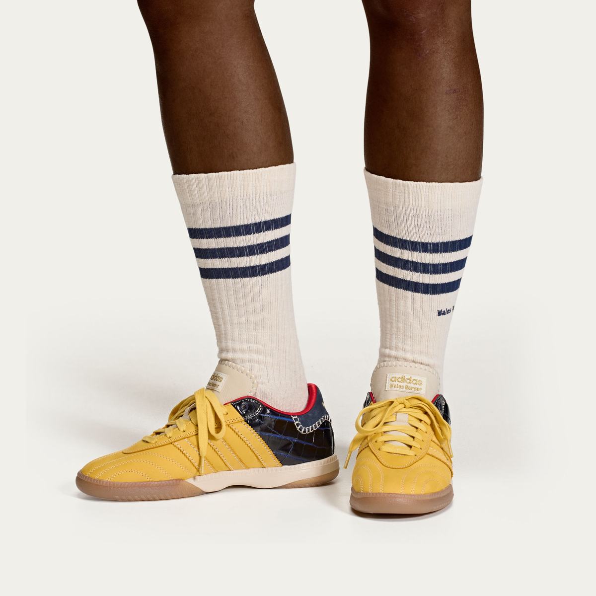 adidas x Wales Bonner Millennium Samba Sneakers - St Fade Gold / St Fade Gold / Collegiate Navy