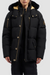 Moose Knuckles Mens Down Jacket Gold 3Q Shearling - Black/Black