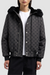 Moose Knuckles Mens Eco Bomber Denali Monogram - Black