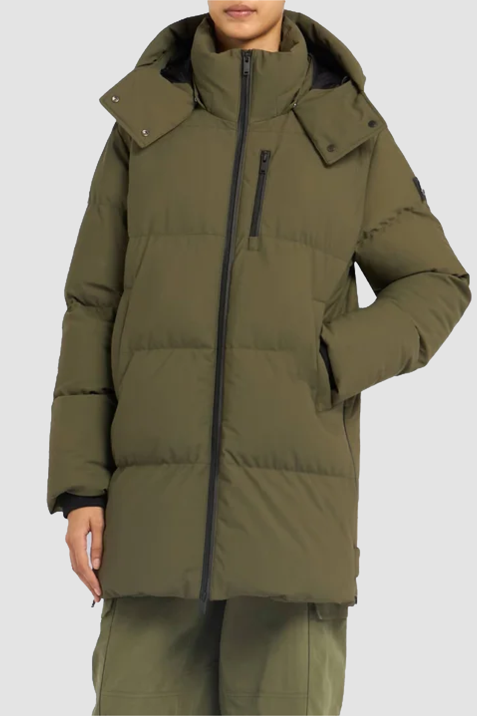 Moose Knuckles Womens Down Jacket Chelia 3Q - Moss - Due West Moose Knuckles Womens Down Jacket Chelia 3Q - Moss - Due West