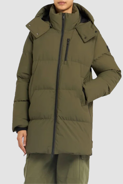 Moose Knuckles Womens Down Jacket Chelia 3Q - Moss - Due West