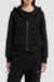 Moose Knuckles Womens Classic Bun Hoodie - Black/Black