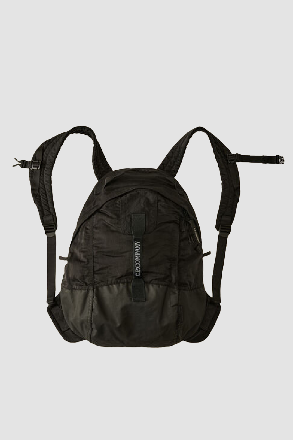 C.P. Company 018A Nylon B Rounded Backpack - Black