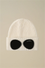 C.P. Company 122A Google Wool Beanie - Gauze White