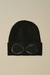 C.P. Company 122A Google Wool Beanie - Black