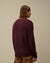 C.P. Company Full Rib Crewneck Sweater - Purple