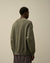 C.P. Company 003A Diagonal Raised Fleece Mixed Crewneck - Sage