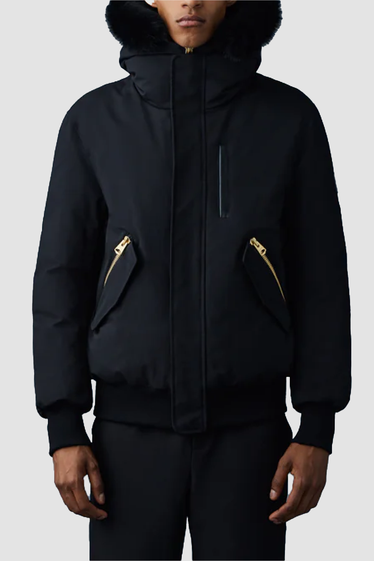 Mackage Mens Down Bomber Dixon-BX - Black/Gold