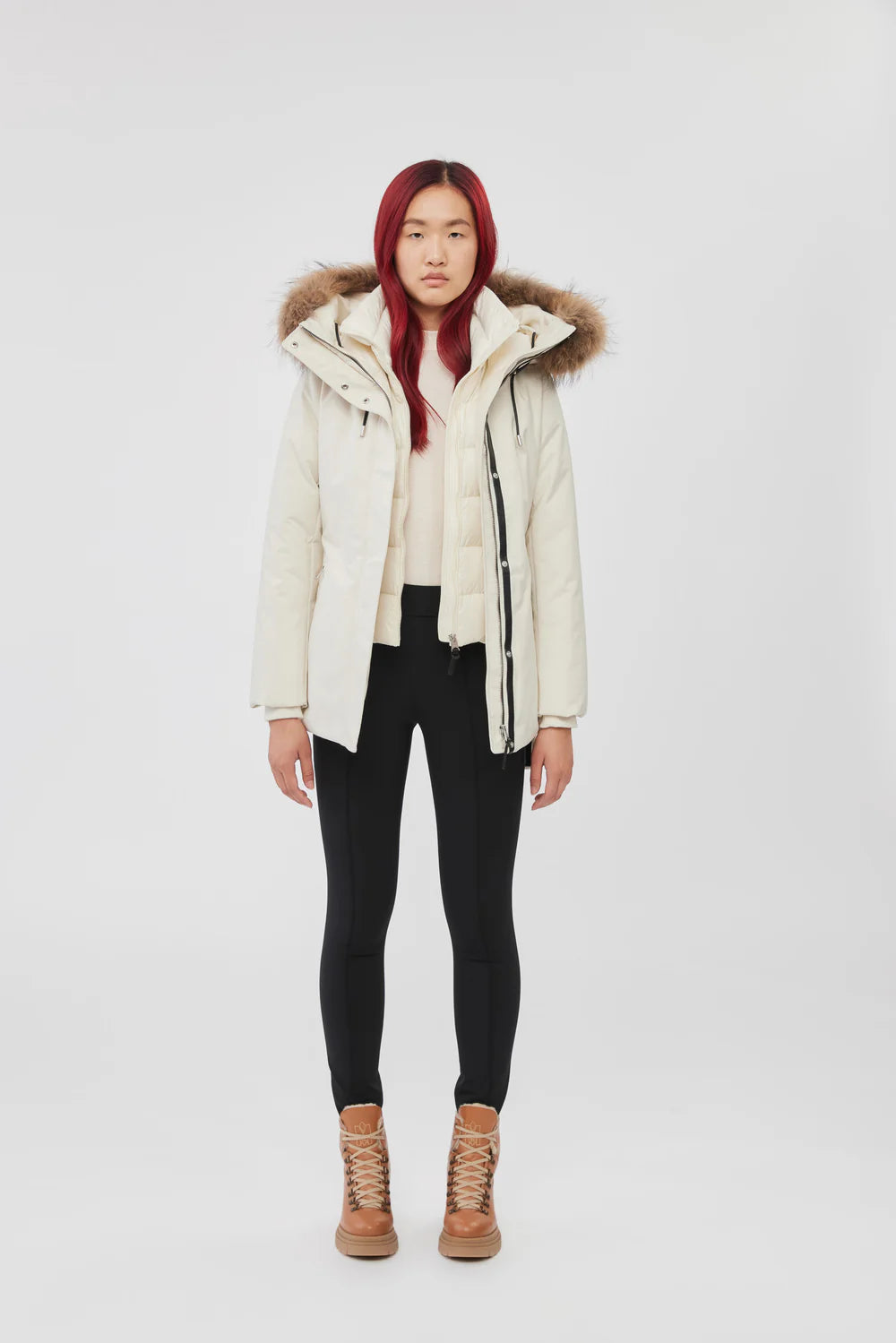 Mackage Womens Down *Parka Jeni-F - Cream