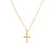 Emanuele Bicocchi Fleury Cross Small Necklace - Gold