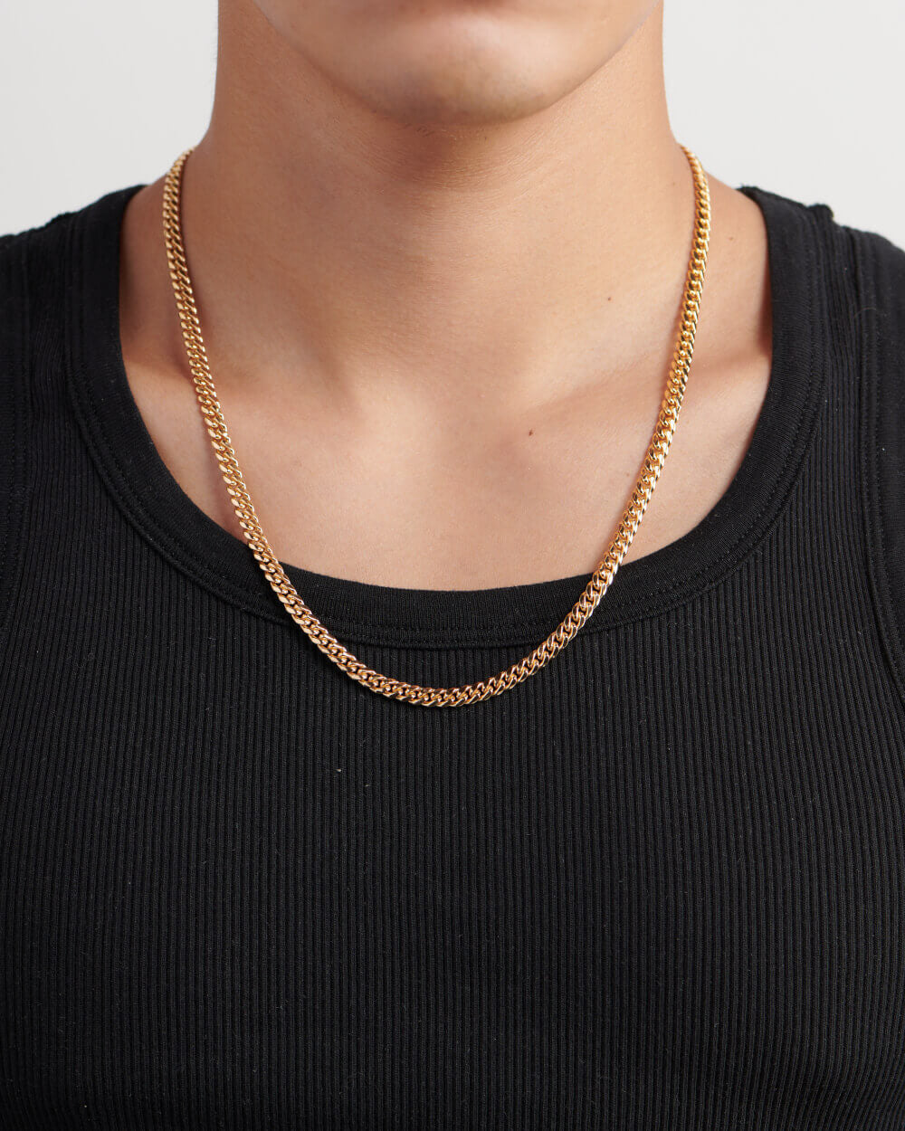 Emanuele Bicocchi Gold Thin Edge Chain Necklace - Gold