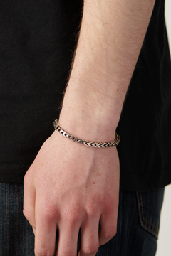 Emanuele Bicocchi Square Chain Bracelet - Silver - Due West