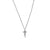 Emanuele Bicocchi Dagger Cross Necklace - Silver