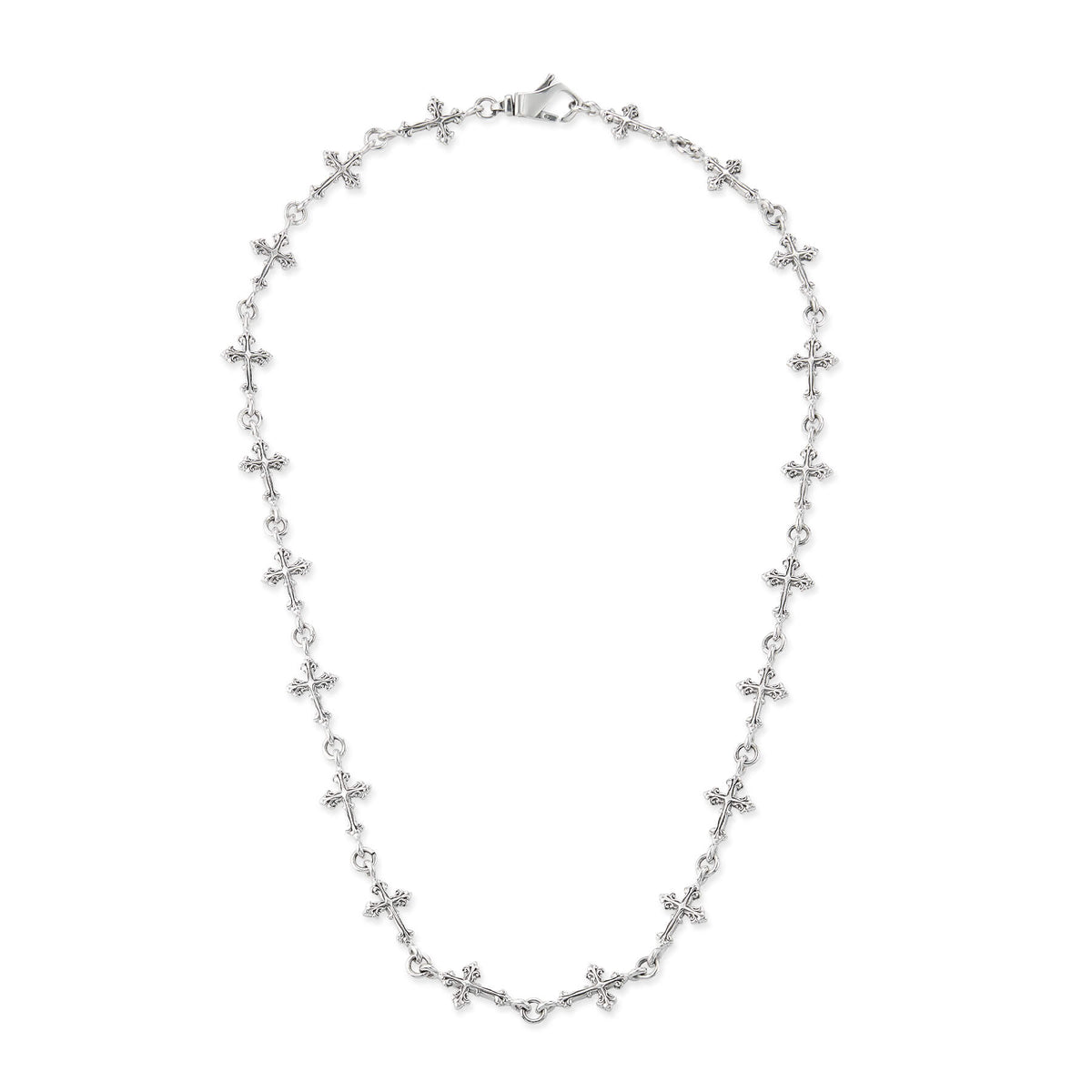 Emanuele Bicocchi Small Multi-Cross Avelli Necklace - Silver