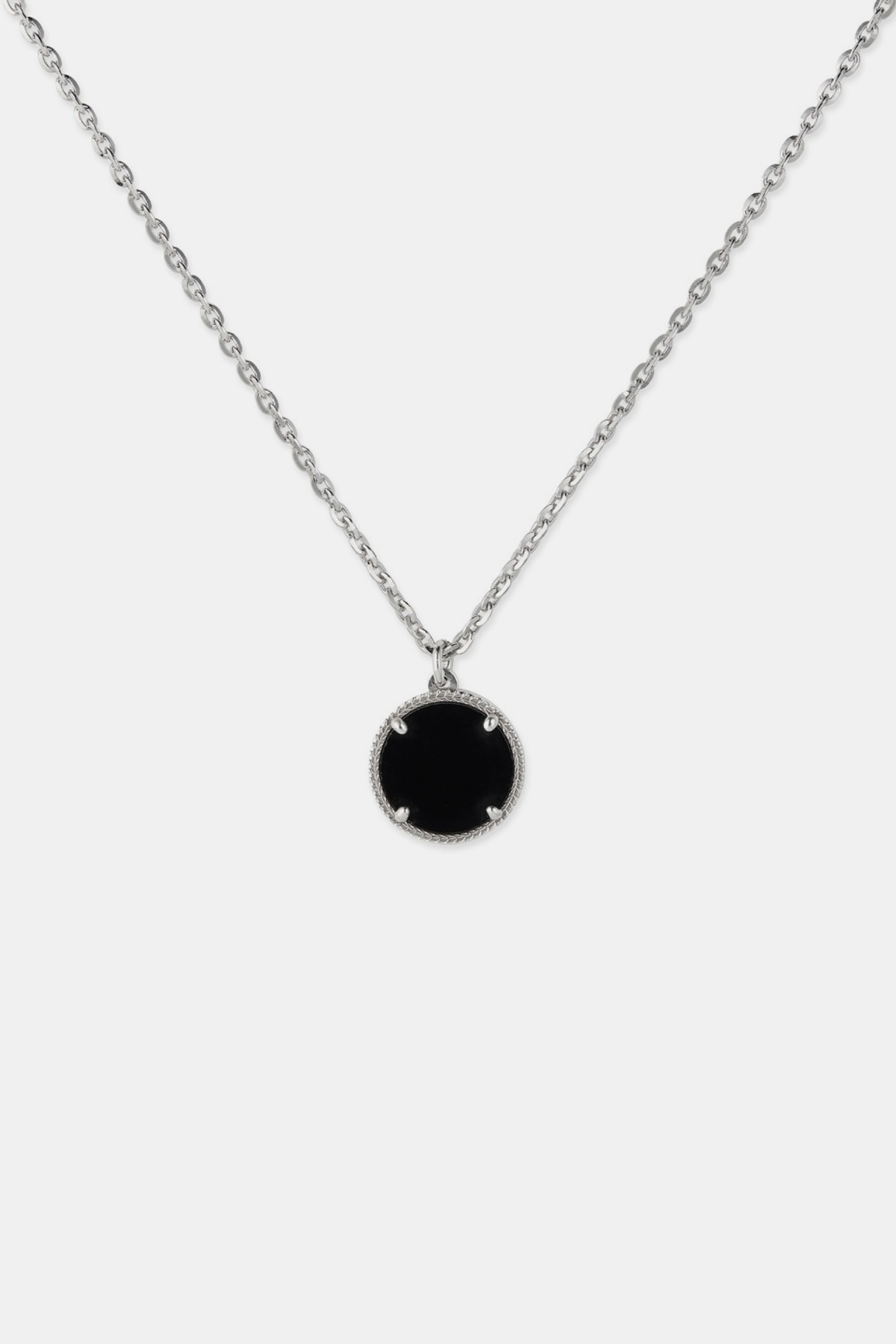 Emanuele Bicocchi Black Amulet Pendant Necklace - Silver