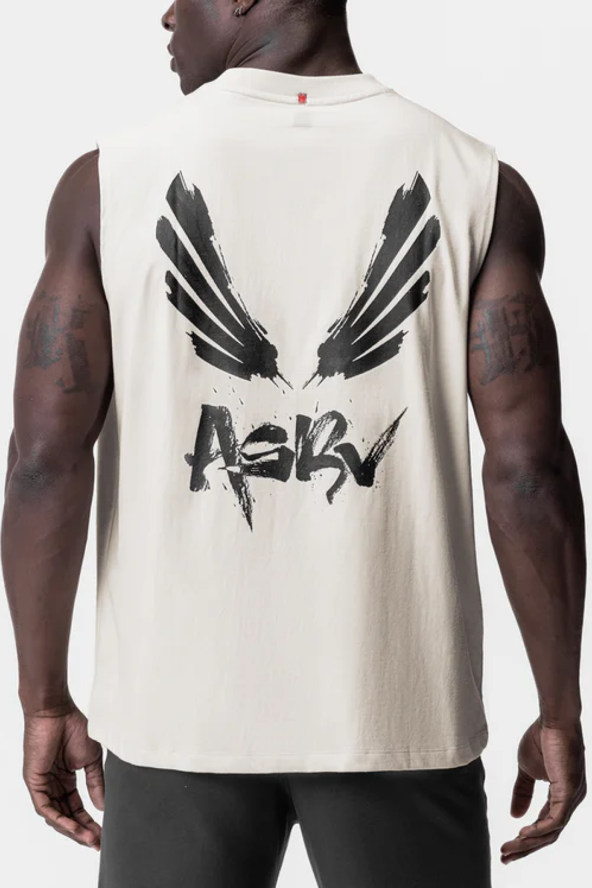 ASRV Tech Essential™ Relaxed Cutoff - Stone/Black &quot;Brush Wings/Asrv