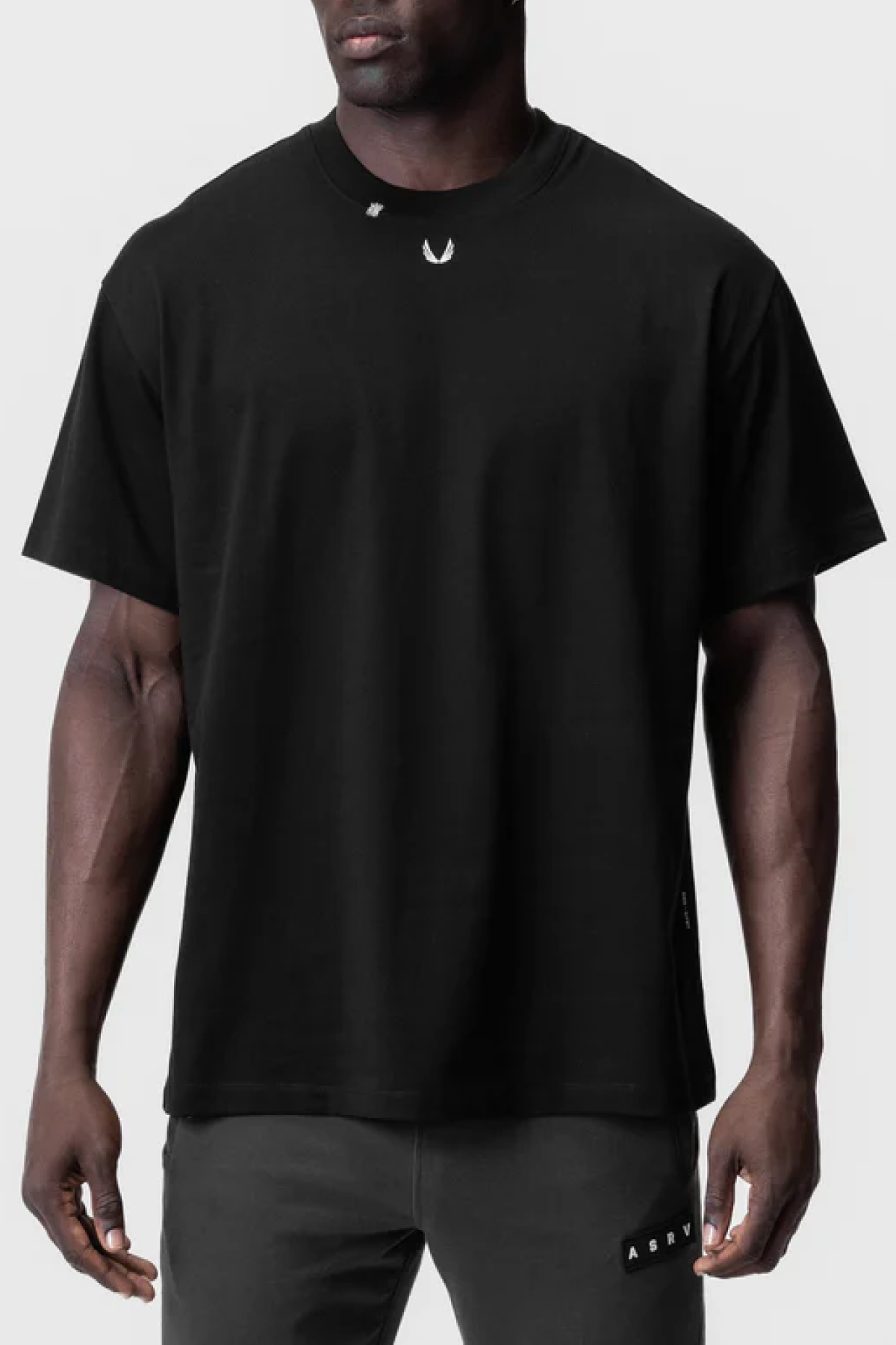 ASRV Tech Essential™ Relaxed Tee - Black/White &quot;OTWR&quot;