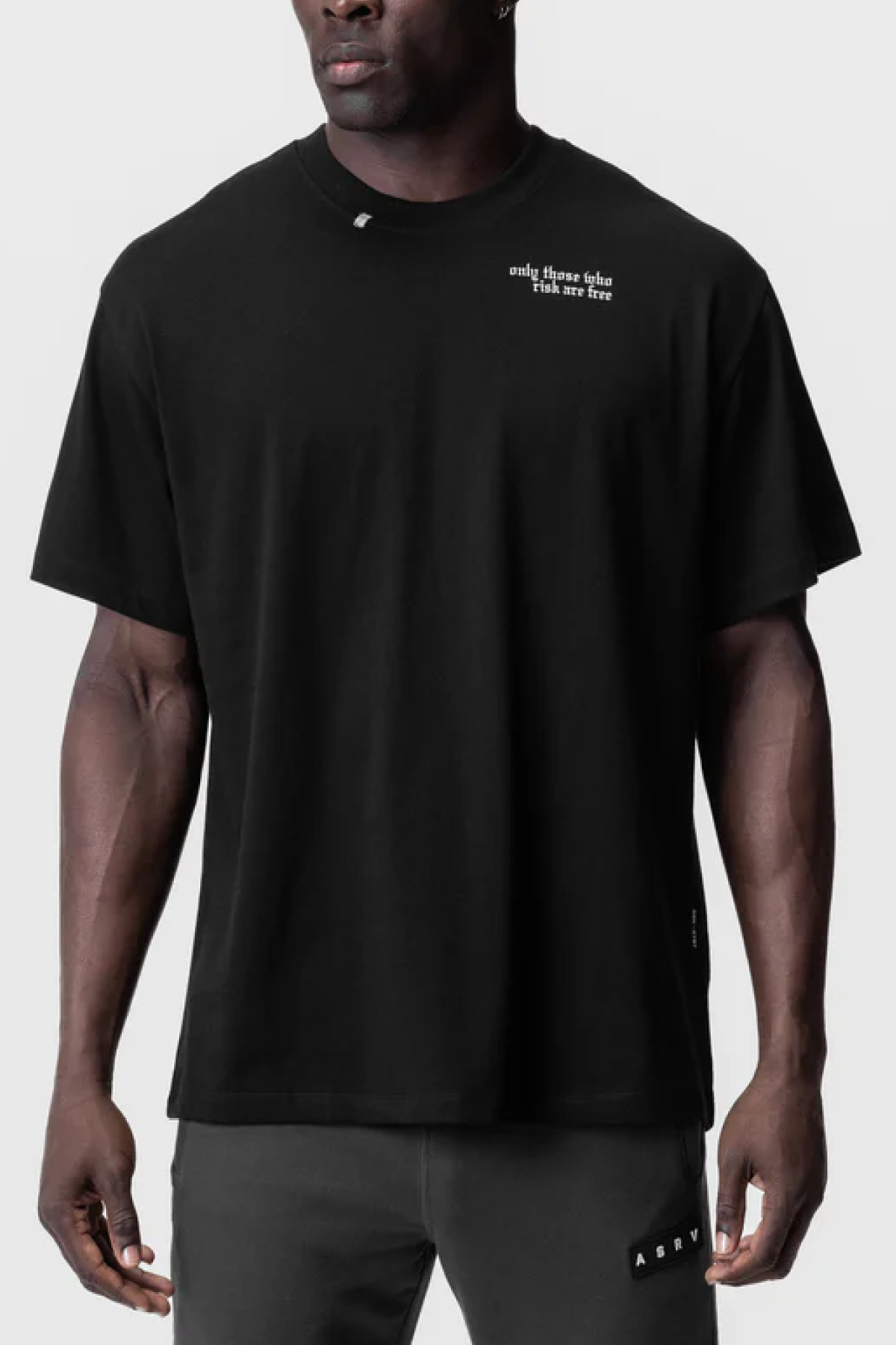 ASRV Tech Essential™ Relaxed Tee - Black &quot;Brush Wings/Asrv
