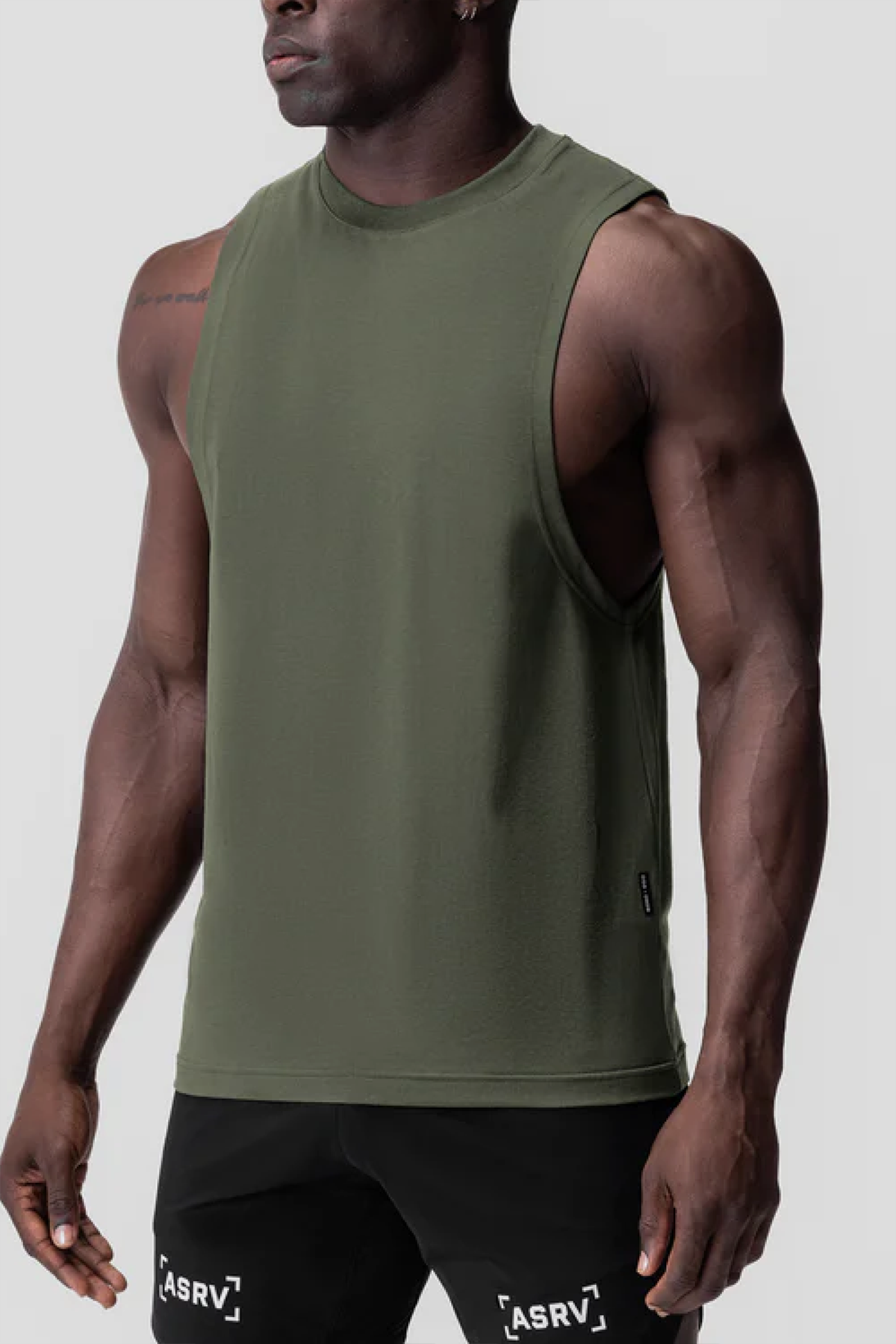 ASRV Supima Muscle Tank - Olive