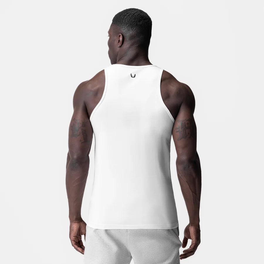 ASRV Supima Essential Slim Tank - White