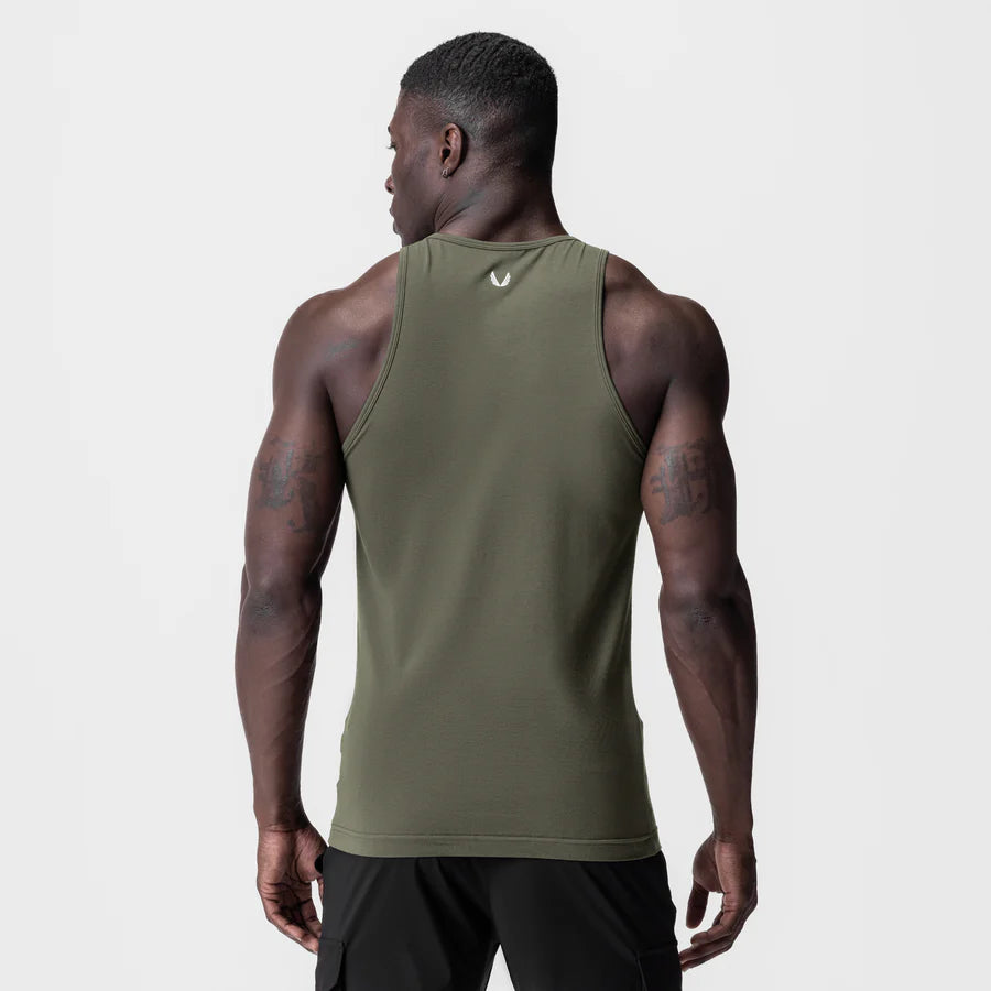 ASRV Supima Essential Slim Tank - Olive