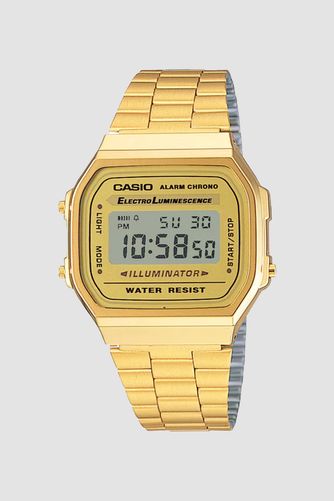 Casio A168WG-9 Watch - Gold